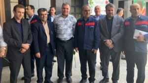 جلسه مدیران شرکت فولاد اکسین با مدیرکل بهزیستی خوزستان