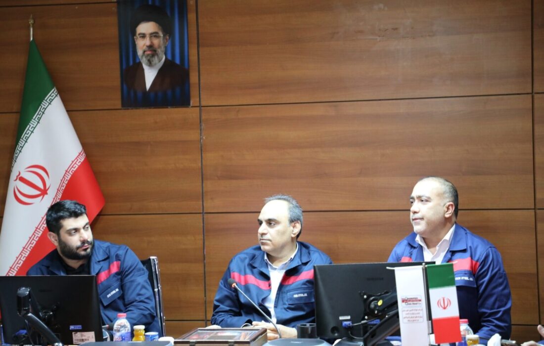 در نشست کمیته راهبردی شرکت فولاد اکسین خوزستان مطرح شد: تأکید بر پیگیری مستمر تأمین مواد اولیه و توسعه بازارهای صادراتی
