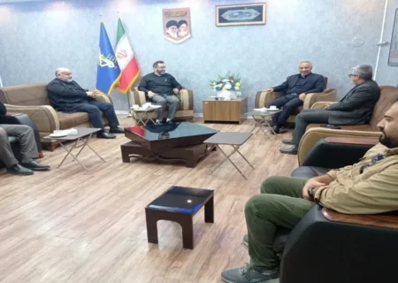 دیدار مدیرعامل شرکت پتروشیمی بندرامام خمینی(ره) با فرمانده سپاه شهرستان بندرماهشهر